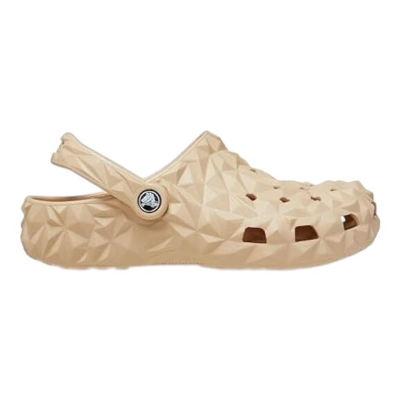 Crocs Women's Adult Classic Geometric Brown Tan Clog Size 7/9 NEW - Picture 1 of 6
